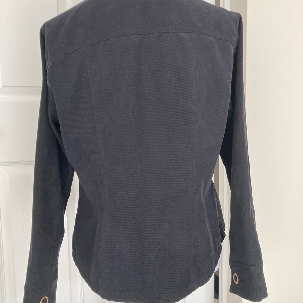 Chico’s Long Sleeve Button Down Jacket - Size 1 - Picture 7 of 10